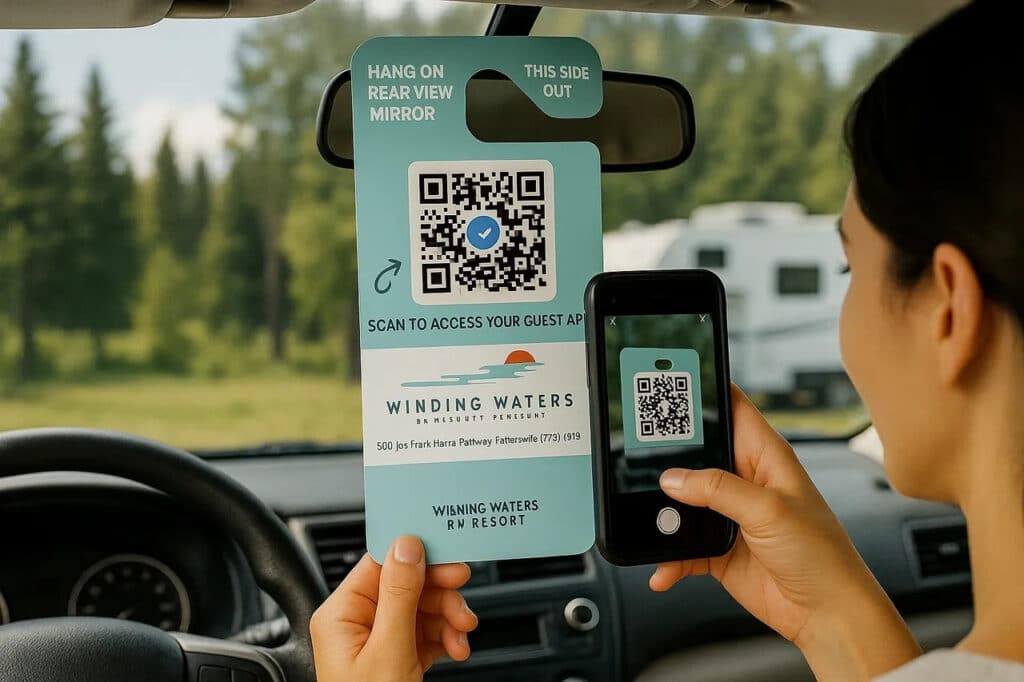 Scanning iConnectTag for Resort Guest Access