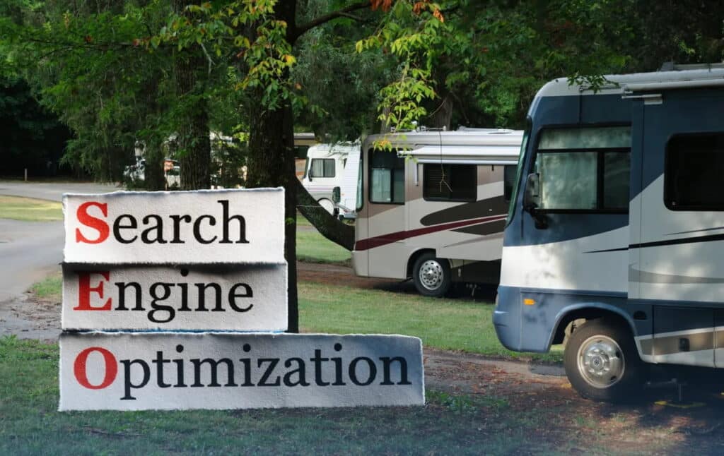 RV park search engine optimization