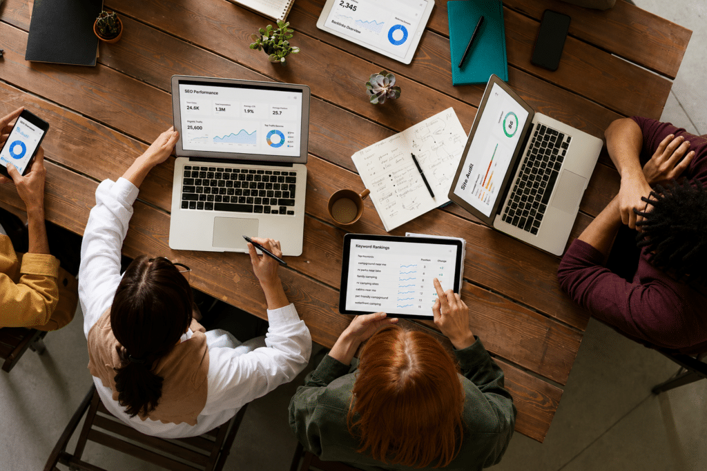 Campground SEO agency planning session